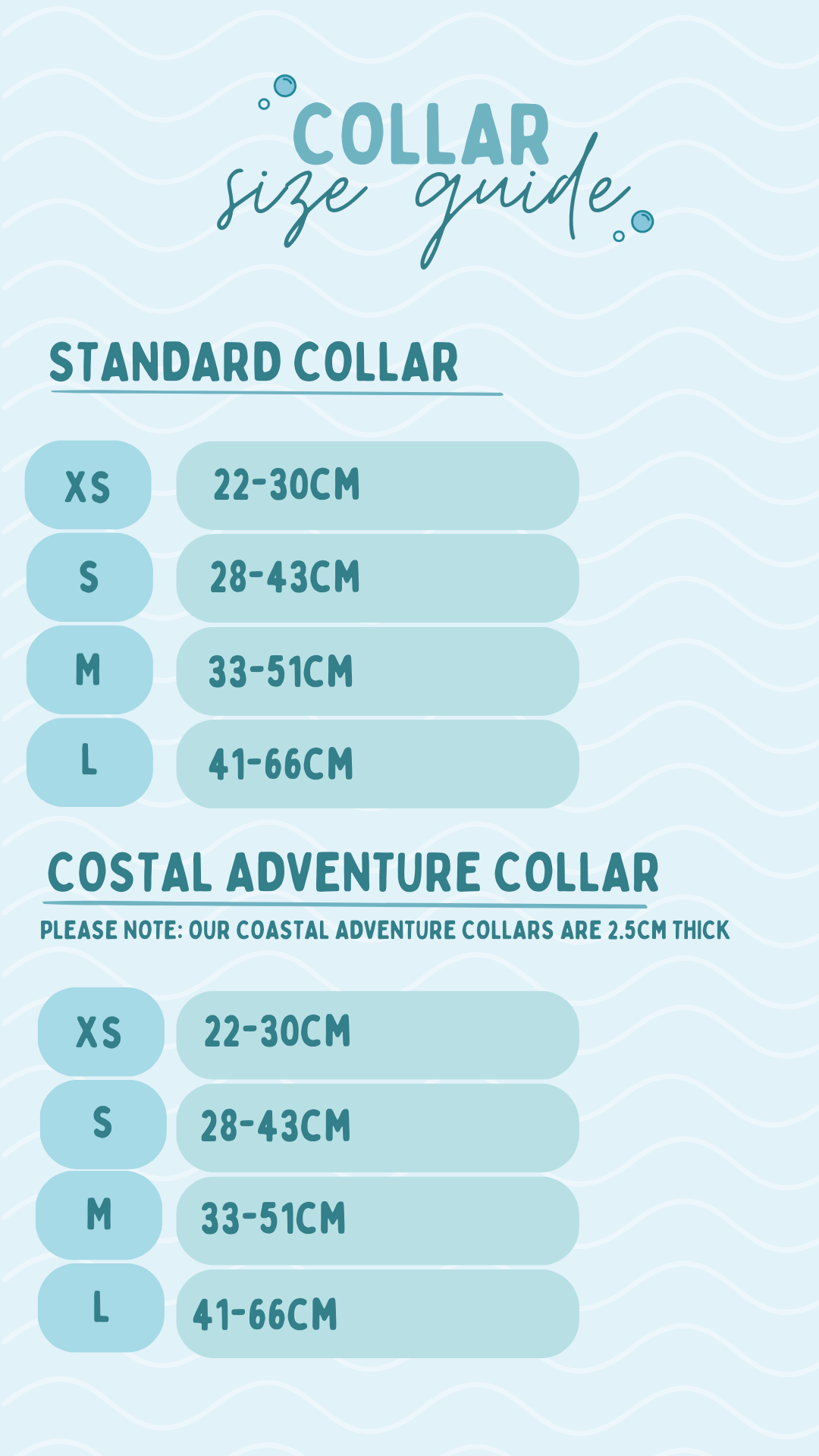 Coastal Adventures - Collar